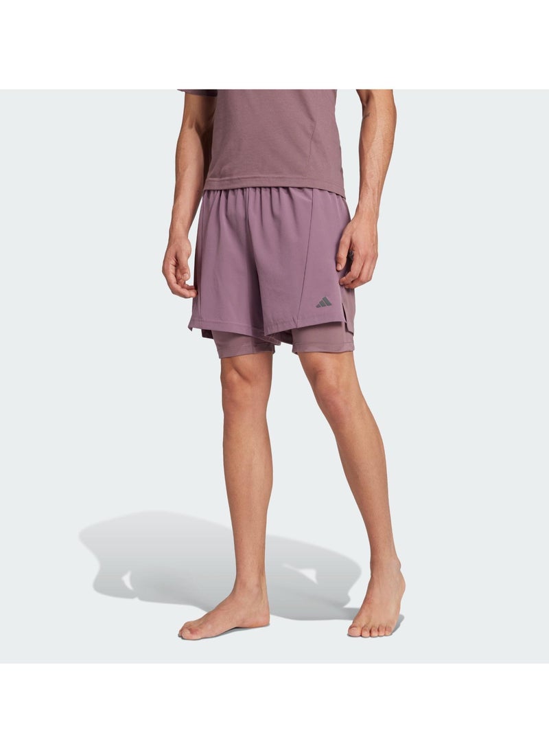 Adidas D4T Yoga 2In1 Shorts  - Image 1