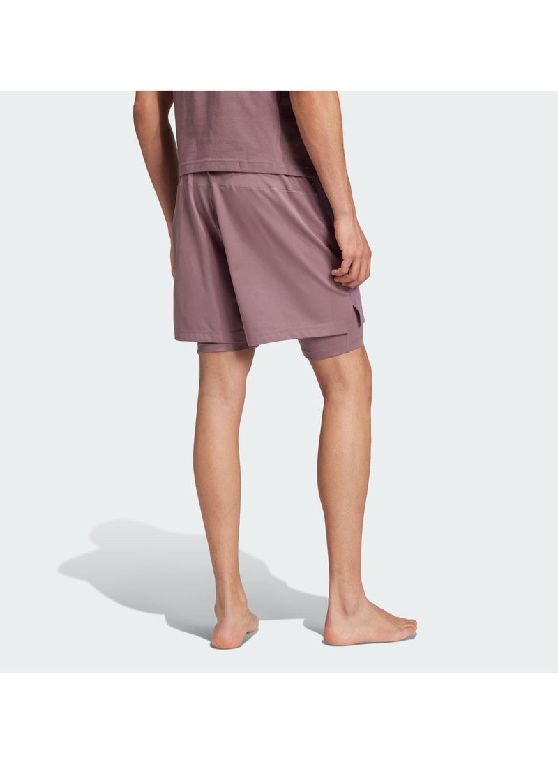 Adidas D4T Yoga 2In1 Shorts  - Image 2