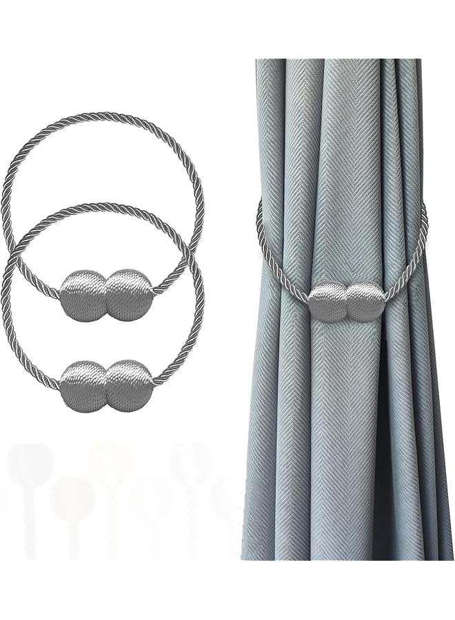 erorex Curtain Tiebacks 2 Pack, Curtain Rope Holders for Drapes Modern Tiebacks Decorative Curtain - Image 1
