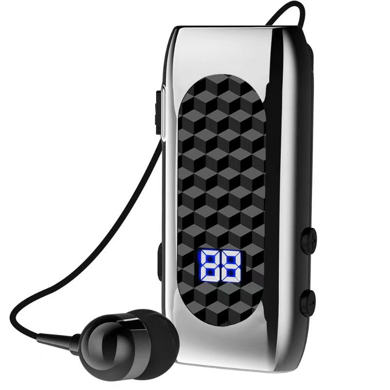 Dr13 Collar Telescopic Cable Bluetooth Headset Universal Digital Display Business Call 20H Vibration Number - Image 3