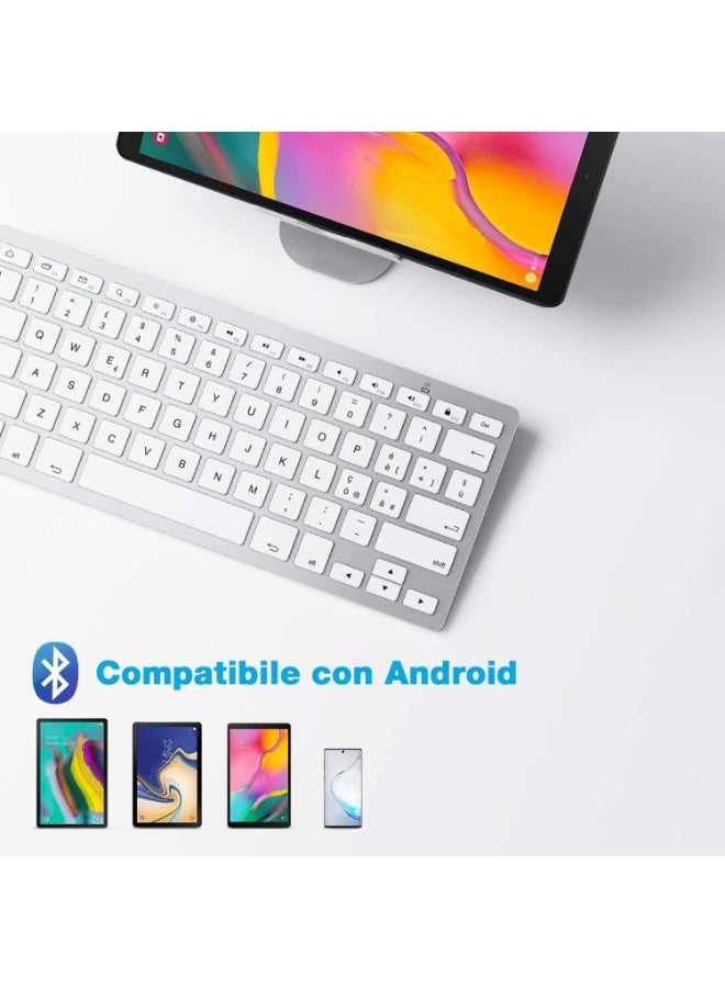 Original Bluetooth Mini Wireless Keyboard – Italian Layout, Lightweight & Slim, Compatible with Android - Image 2