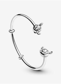 PANDORA Pandora Moments Disney Collection Mickey and Minnie Open 925 Silver Bracelet 597494-1  - Image 4