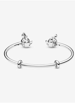 PANDORA Pandora Moments Disney Collection Mickey and Minnie Open 925 Silver Bracelet 597494-1  - Image 3