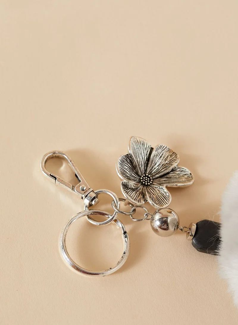 PARFOIS Pompom Keychain