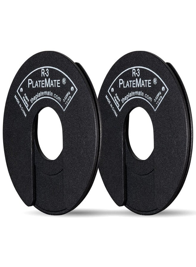 PlateMate The 1.25 Lb each R-3 Micro Loading Weight Plates (PAIR) (2.5 LBS SET or 5 LBS SET) Use with Metal, Rubber, Vinyl or Urethane Dumbbells - Image 1