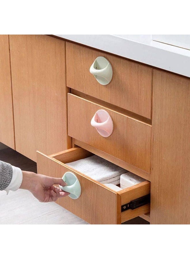 4-piece adhesive handle set – versatile, in various colors, for drawers, doors, and windows Dk - Image 2