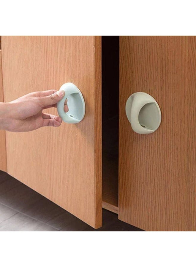 4-piece adhesive handle set – versatile, in various colors, for drawers, doors, and windows Dk - Image 5