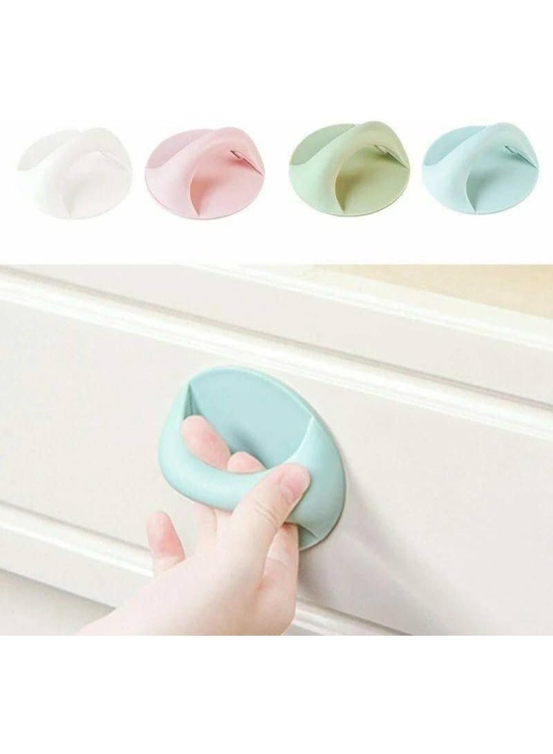 4-piece adhesive handle set – versatile, in various colors, for drawers, doors, and windows Dk - Image 3