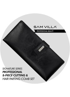 Sam Villa Sam Villa Signature Series Professional 8-Piece Cutting & Hair Parting Comb Set With Case  - Image 2