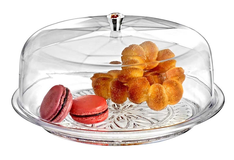 HEC Acrylic Cake Plate with Stand