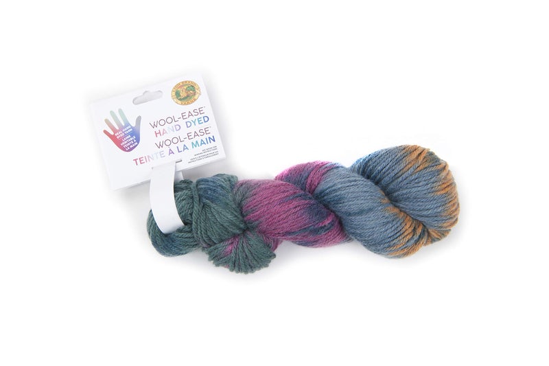 Lion Brand Yarn WoolEase Hand Dyed Yarn Milky Way
