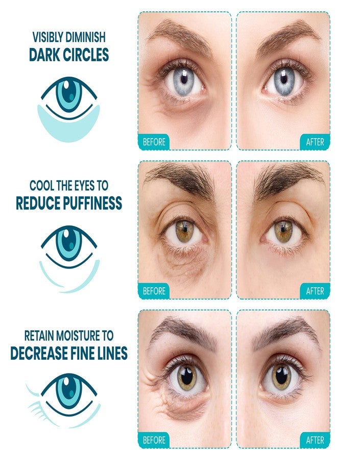 Stylia Collagen & Vitamin C Under Eye Patches for Puffy Eyes & Dark Circles - Depuffing, Hydrating & Firming Under Eye Mask with Hyaluronic Acid - Stocking Stuffers for Teen Girls, Vegan (6 Pairs - Image 4
