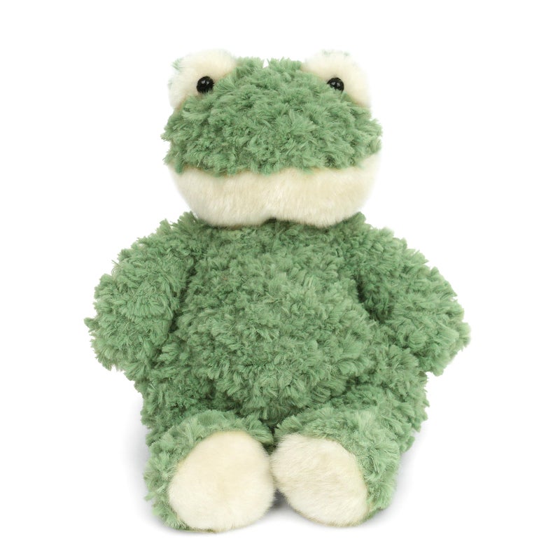 MON AMI Frankie The Frog Stuffed Animal | 12-Inch Soft & Cuddly Green Plush Toy | Adorable Frog Stuffed Animal for All Ages | Woodland Nursery DÃ©cor & Gift - Image 1
