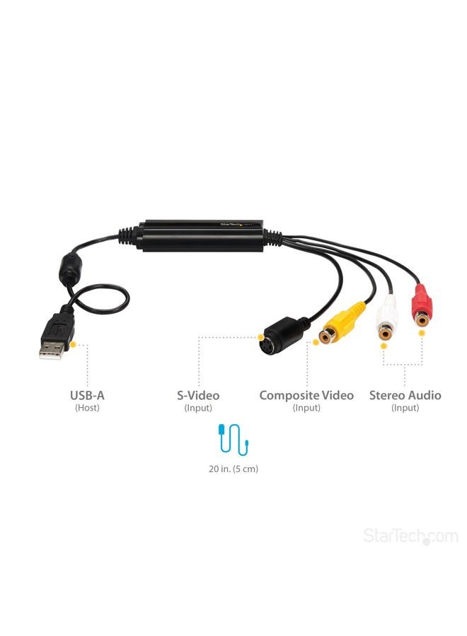 StarTech .com USB Video Grabber (USB 2.0 Video Adapter mit TWAIN Support, Analog auf Digital Konverter, Windows) - Image 5