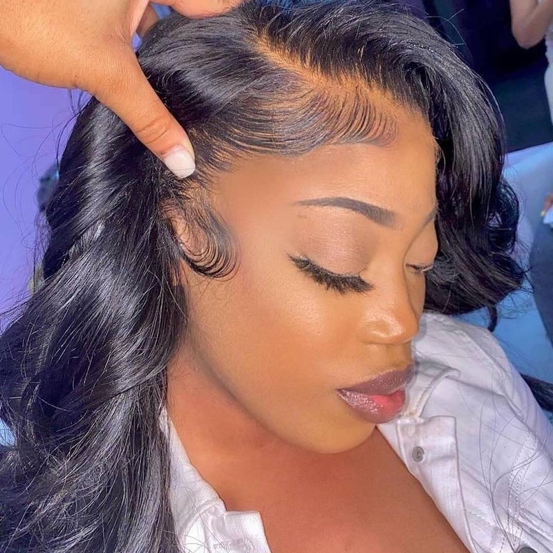 BEEOS SKINLIKE Real HD Lace Wig 13x4 Full Frontal 010mm Ultrathin Swiss Lace 180 Density Body Wave Human Hair PrePlucked Hairline with Baby Hair Bleached Knots 30 Inch