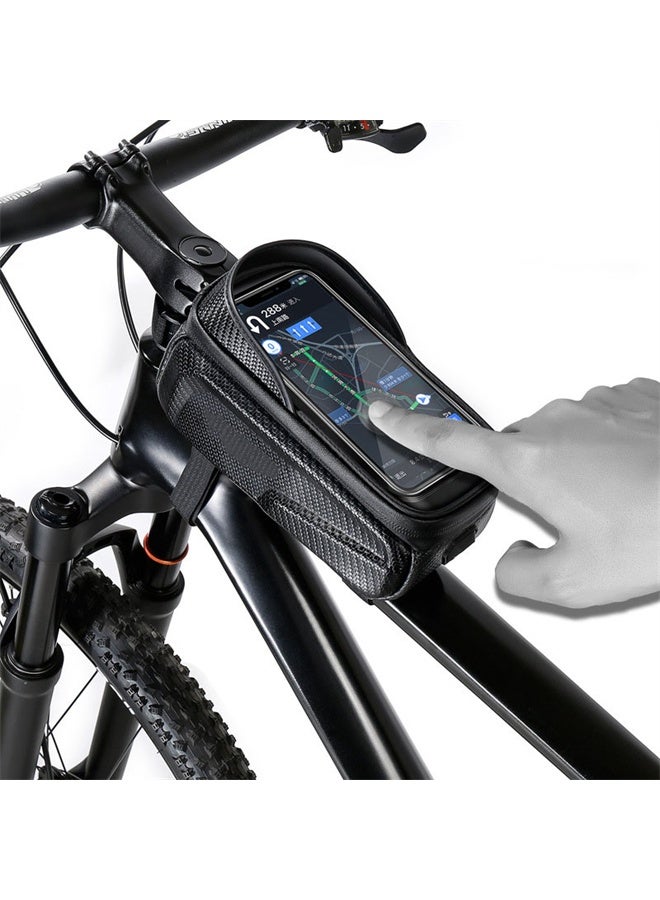 هومستر حقيبة الهاتف الدراجة, حقيبة الدراجة مقاومة للماء, حقيبة الدراجة شل مع غطاء المطر - Image 4