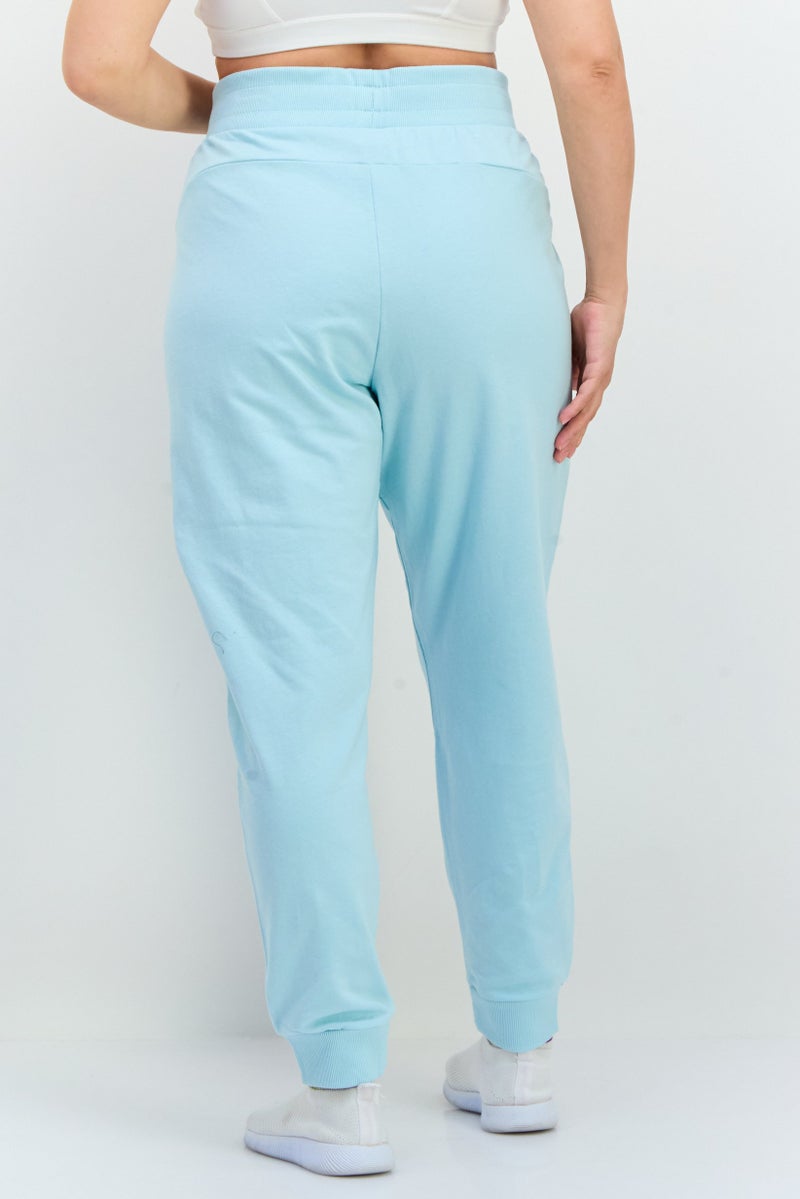 PUMA Women Regular Fit Outdoor Track Pants, Light Blue - Image 3