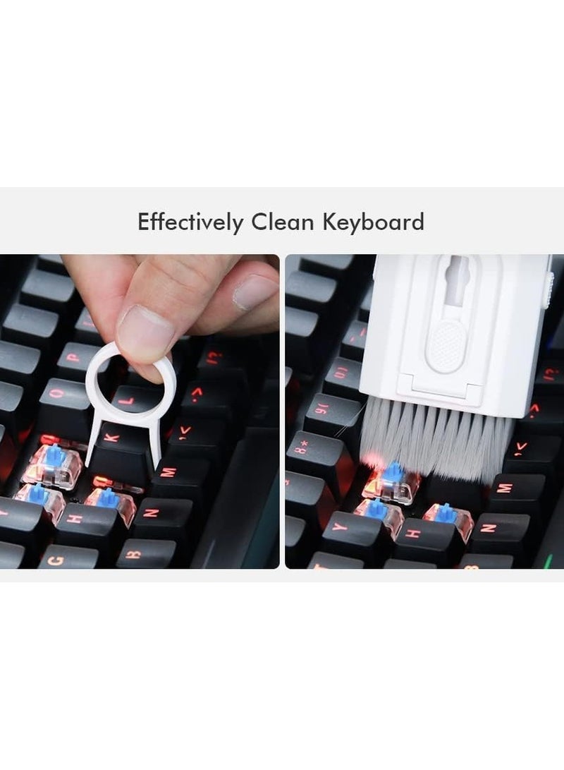 8 in 1 Keyboard Cleaning kit, Cleaner for Airpods, Earbuds, Headset, Laptop Cleaner with Brush Portable Electronics Keyboard Cleaning Tools, Cleaner Keycap Puller Kit (White)  - Image 4