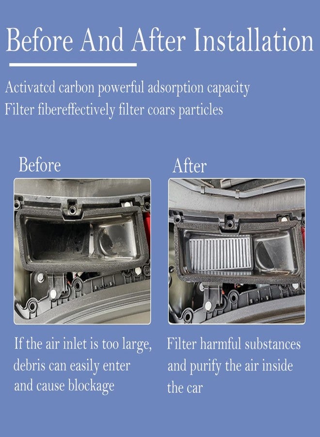 Wocch Tesla Model 3 Air Intake Filter Activated Carbon A/C Internal Filter Element - Image 2