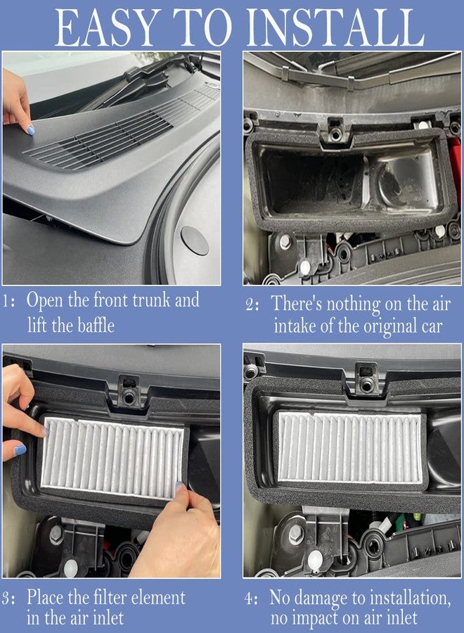 Wocch Tesla Model 3 Air Intake Filter Activated Carbon A/C Internal Filter Element - Image 5