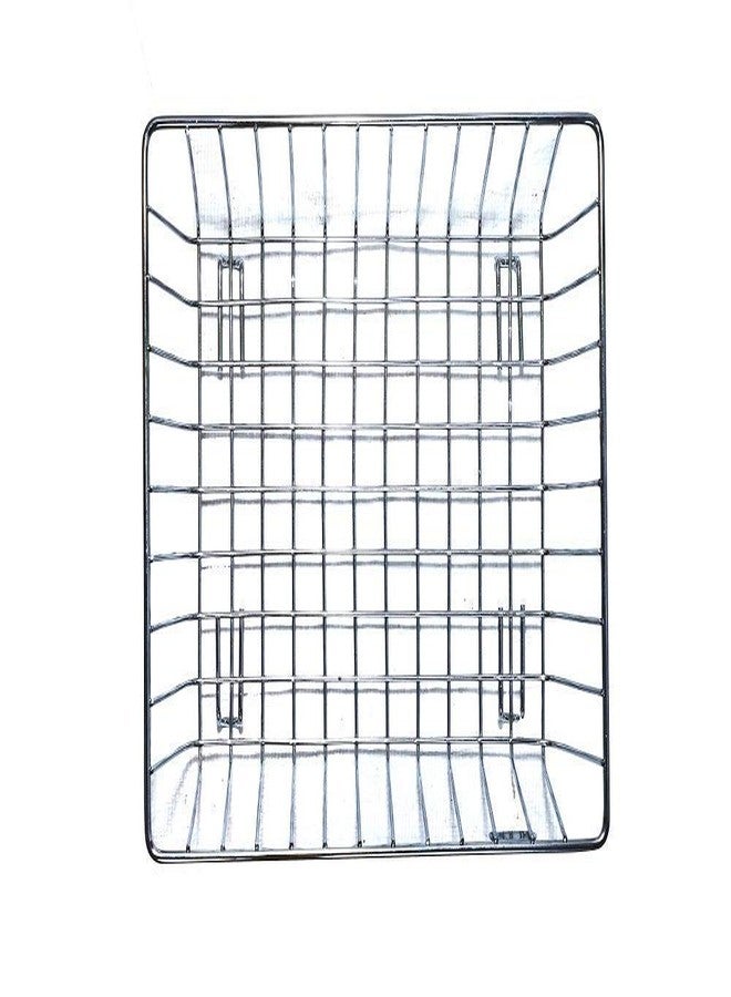 2heet HEET Plateform Basket Utensils Drainer Stainless Steel Dish Drainer Basket for Kitchen/Dish Drying Stand/Plate Rack - Image 4