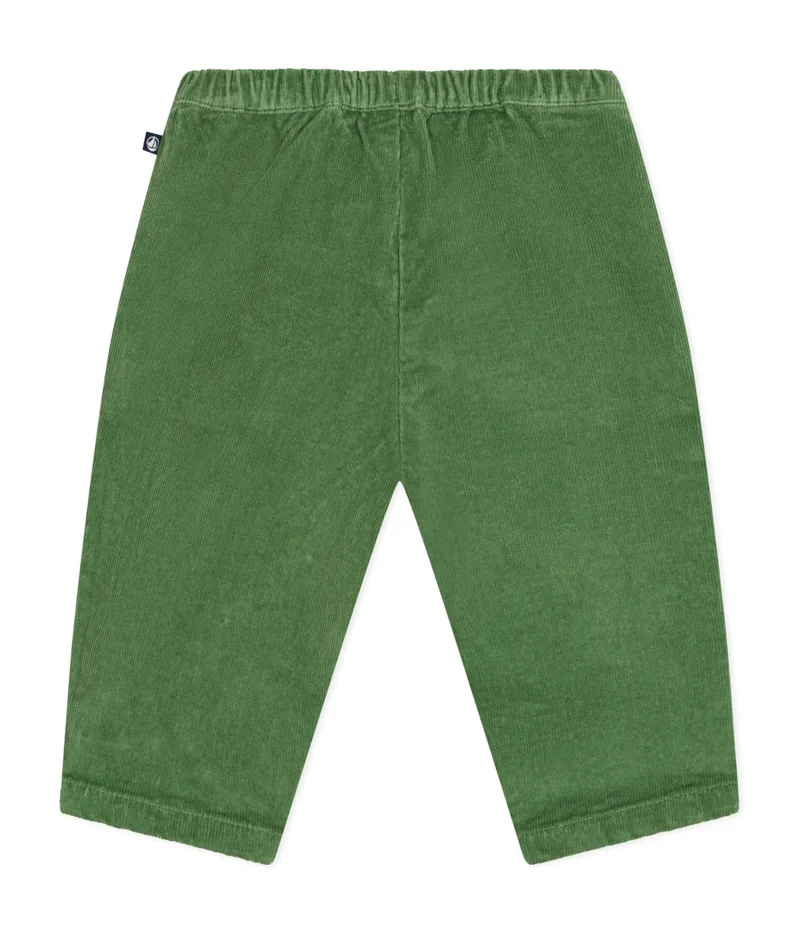 Petit Bateau Babies' velour trousers