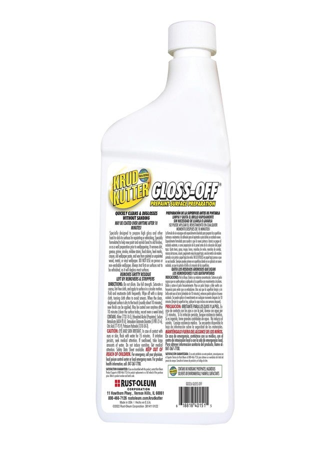 Krud Kutter GO326 Gloss Off Prepaint Surface Preparation Cleaner, 32 oz - Image 2