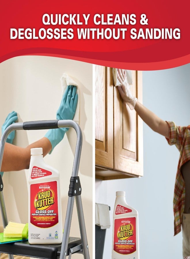 Krud Kutter GO326 Gloss Off Prepaint Surface Preparation Cleaner, 32 oz - Image 4