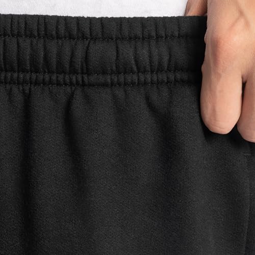 Fruit of the Loom mens Eversoft Fleece & Joggers (Regular Big Man) Sweatpants, Elastic Bottom - Black, 4X-Large US - Image 3