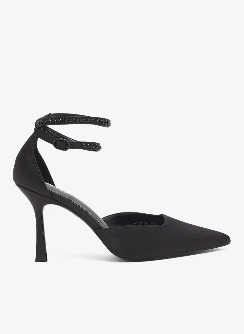 Casual Ankle Strap Pumps