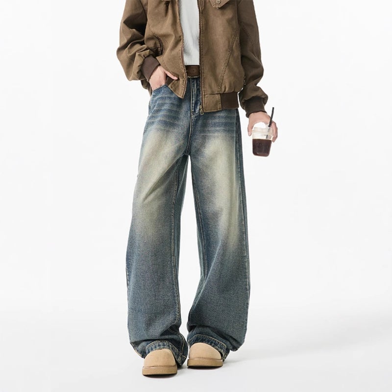Unisex Casual Daily Denim Jeans - Image 1