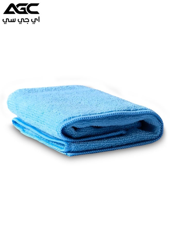 AGC Microfiber Auto Drying Towel High Absorbent Lint Free Cleaning Cloth Scratch Free Soft Thick Microfiber Towel for Car, Bike, Glass, Kitchen, Bathroom, Office Reusable Machine Washable Multi Purpose Cleaning Cloth - Image 1