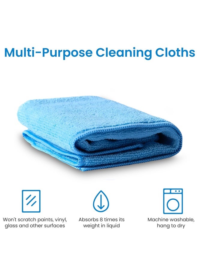AGC Microfiber Auto Drying Towel High Absorbent Lint Free Cleaning Cloth Scratch Free Soft Thick Microfiber Towel for Car, Bike, Glass, Kitchen, Bathroom, Office Reusable Machine Washable Multi Purpose Cleaning Cloth - Image 3