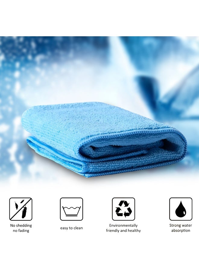 AGC Microfiber Auto Drying Towel High Absorbent Lint Free Cleaning Cloth Scratch Free Soft Thick Microfiber Towel for Car, Bike, Glass, Kitchen, Bathroom, Office Reusable Machine Washable Multi Purpose Cleaning Cloth - Image 2