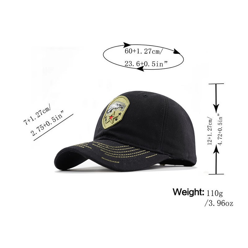 Baseball Cap Outdoor Five-pointed Star Men Spring Autumn Hunting Fishing Hat - Image 2
