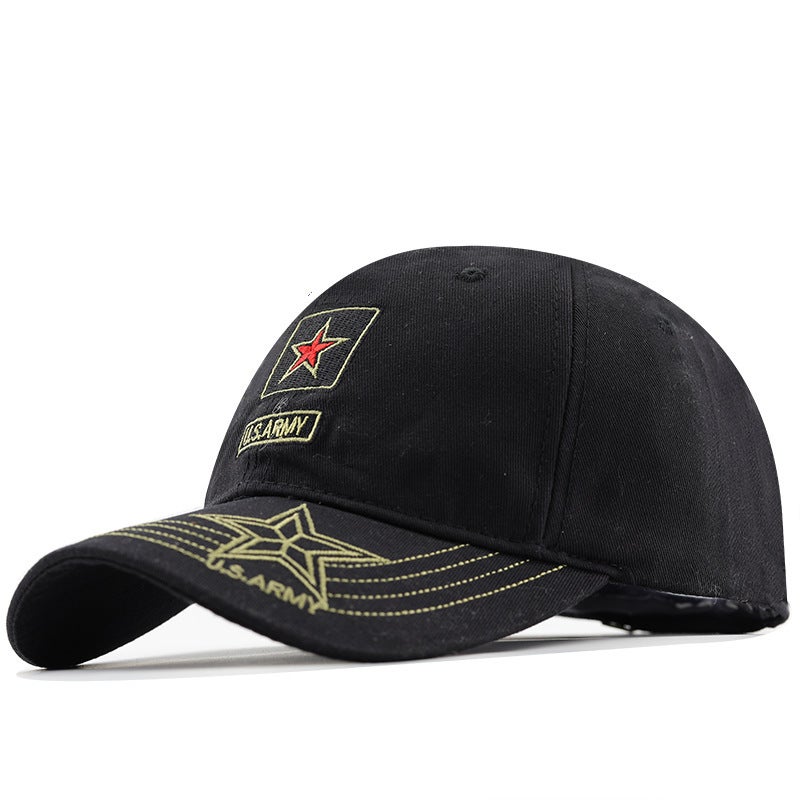 Baseball Cap Outdoor Five-pointed Star Men Spring Autumn Hunting Fishing Hat - Image 3