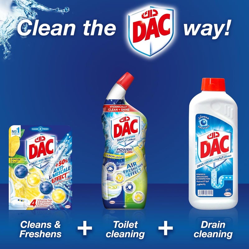 DAC Toilet Cleaner Lemon 2 x 750 ml - Image 5