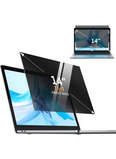 erorex Laptop Privacy Screen 14 Inch for Lenovo/HP Envy/Dell/Acer/Asus/Thinkpad, 16:9 Aspect Removable Anti Glare Blue Light Privacy Screen Filter, Computer Monitor Security Shield 14 In  - Image 1