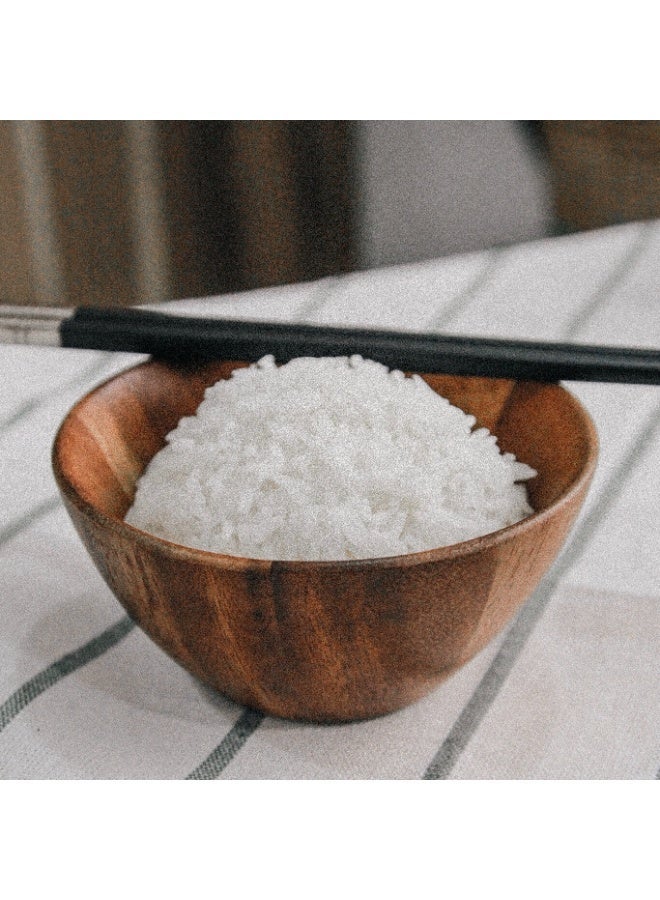 SOFIA REFRIGERATION Set of 3 Acacia Handmade Small Wood Bowl for Rice, Dips, Sauces (9.5x9.5x5.5 cm) - Image 1