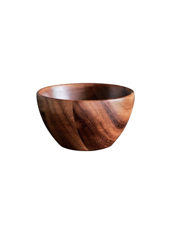 SOFIA REFRIGERATION Set of 3 Acacia Handmade Small Wood Bowl for Rice, Dips, Sauces (9.5x9.5x5.5 cm) - Image 2