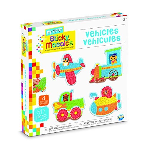 ORB My First Sticky Mosaics Vehicles - Image 4
