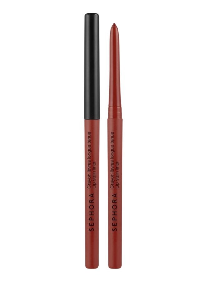 SEPHORA - SEPHORA COLLECTION Lip Stain Liner –  25 Coral Sunset | Long-Lasting, High-Pigment Lip Liner for Precise Definition & All-Day Wear - Image 1