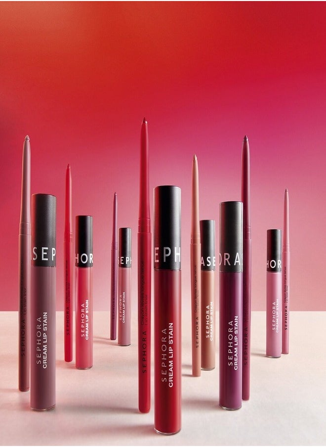 SEPHORA - SEPHORA COLLECTION Lip Stain Liner –  25 Coral Sunset | Long-Lasting, High-Pigment Lip Liner for Precise Definition & All-Day Wear - Image 1