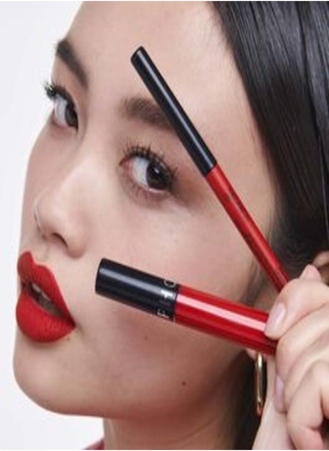 SEPHORA - SEPHORA COLLECTION Lip Stain Liner –  25 Coral Sunset | Long-Lasting, High-Pigment Lip Liner for Precise Definition & All-Day Wear - Image 1