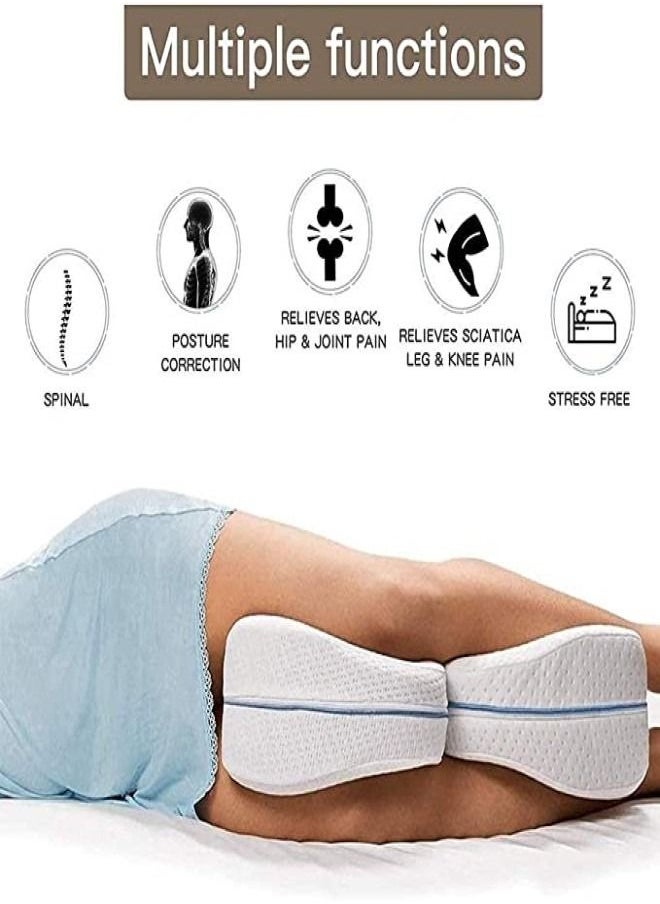 HTC - Leg And Knee Support Memory Foam Comfort Pillow - Image 1