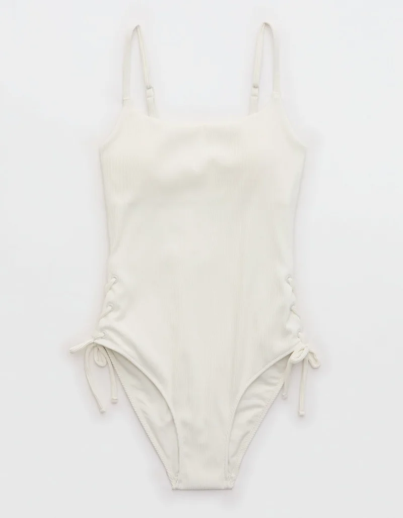 Aerie Ribbed Scoop One Piece