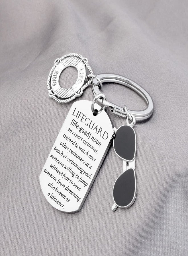 FAADBUK Lifeguard Keychain Life Preserver Lifeguard Thank You Gift Guard Teacher Gift (Lifeguard Keychain) - Image 5
