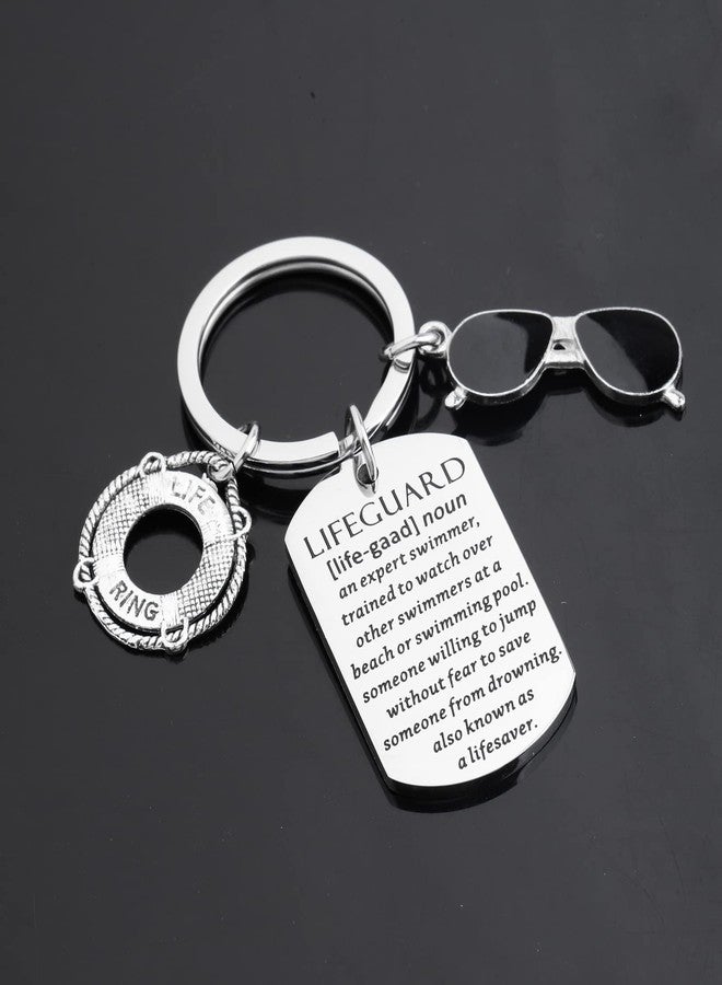 FAADBUK Lifeguard Keychain Life Preserver Lifeguard Thank You Gift Guard Teacher Gift (Lifeguard Keychain) - Image 3