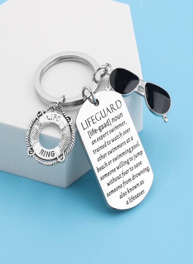 FAADBUK Lifeguard Keychain Life Preserver Lifeguard Thank You Gift Guard Teacher Gift (Lifeguard Keychain) - Image 4
