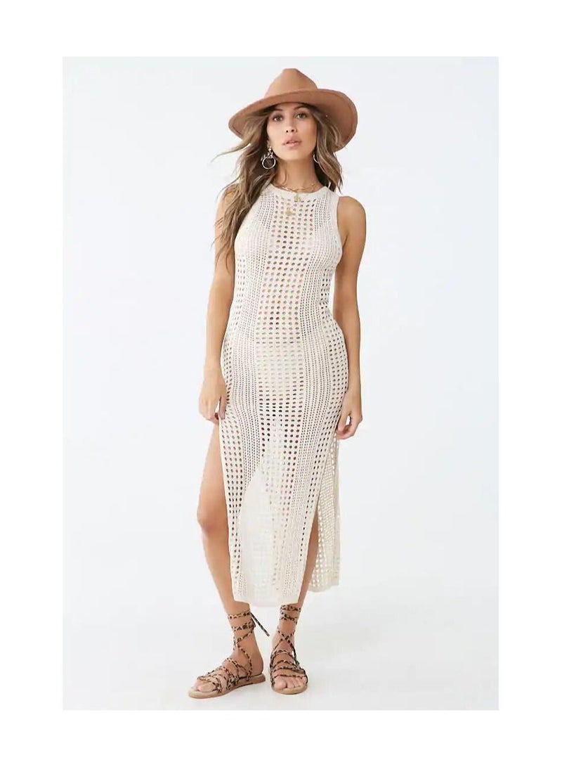 Loquat Beach Fashion Sun Protection Hollow Knit Cover - Image 1